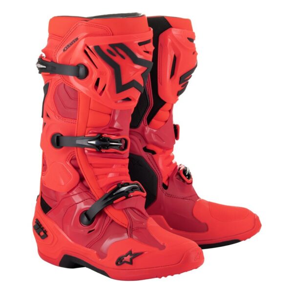 Tech-10 MX Boots Ember LE Red Fluoro/Bright Red/Black