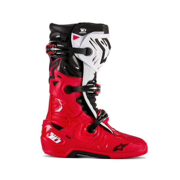Tech-10 Enduro Boots Bright Red/Black/White