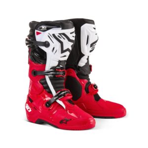 Tech-10 Enduro Boots Bright Red/Black/White