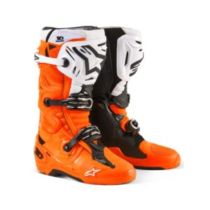 Tech-10 Enduro Boots Orange Fluoro/Black/White