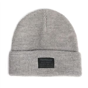 Waffle Beanie Silver - One Size