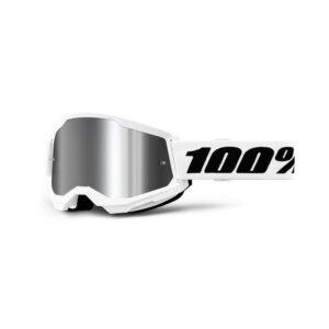 Strata 2 Goggle White - Mirror Silver Lens
