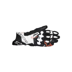 GP Plus R v3 Gloves Black/White/Red Fluoro