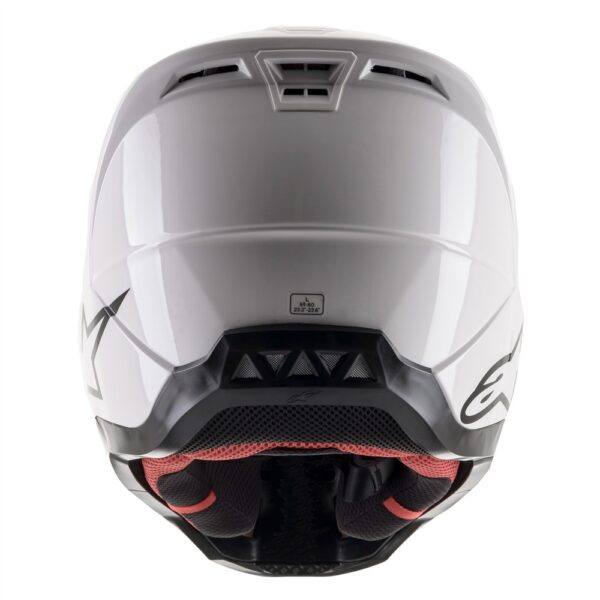 S-M5 Solid Helmet White Gloss
