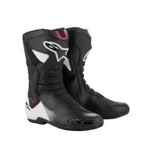 SMX-6 v3 Boots Black/White/Red Graphic