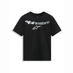 Collared CSF Tee Black