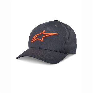 Ageless Snapback Hat Charcoal/Orange - One Size
