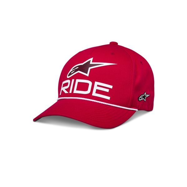 Ride Comp Snapback Hat Red/White/Black - One Size