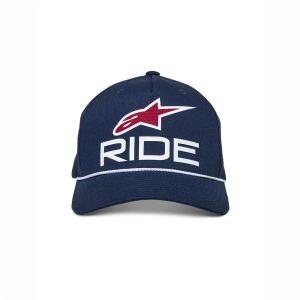 Ride Comp Snapback Hat Navy/White/Red - One Size