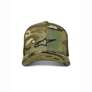 Recon Camo Trucker Hat Green Camo - One Size