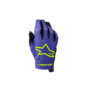 Youth Radar Gloves Purple/Yellow Fluoro