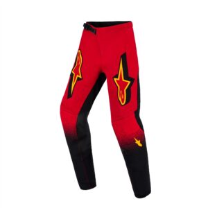 Youth Supertech Scenz Pants Red/Black/Yellow