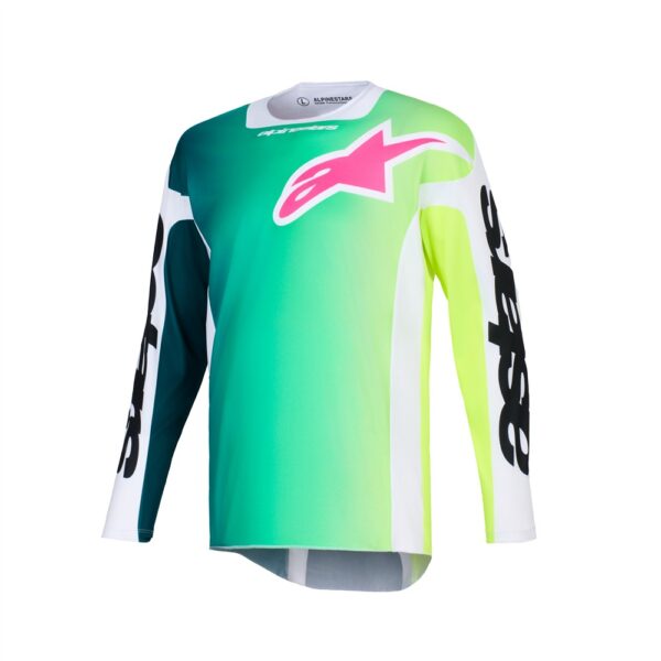 Racer Portl Jersey Green/White/Black