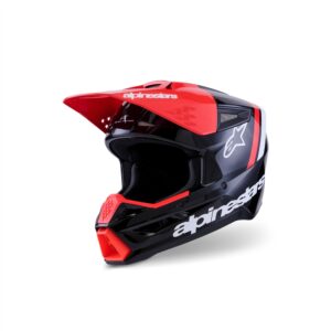 S-M3 Radium Helmet Black/Red Fluoro/White
