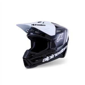 S-M3 Radium Helmet Black/White/Gray Gloss