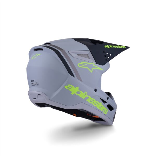 S-M3 Radium Helmet Gray/Black/Yellow Fluoro Matte