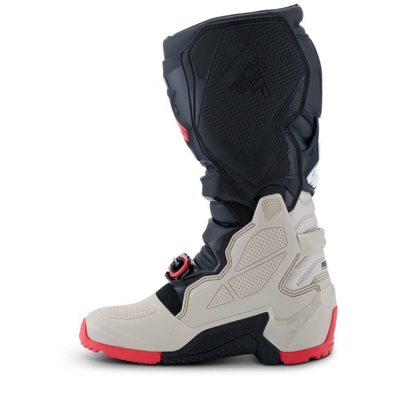 Tech-7 Enduro Boots Black/Light Gray/Bright Red