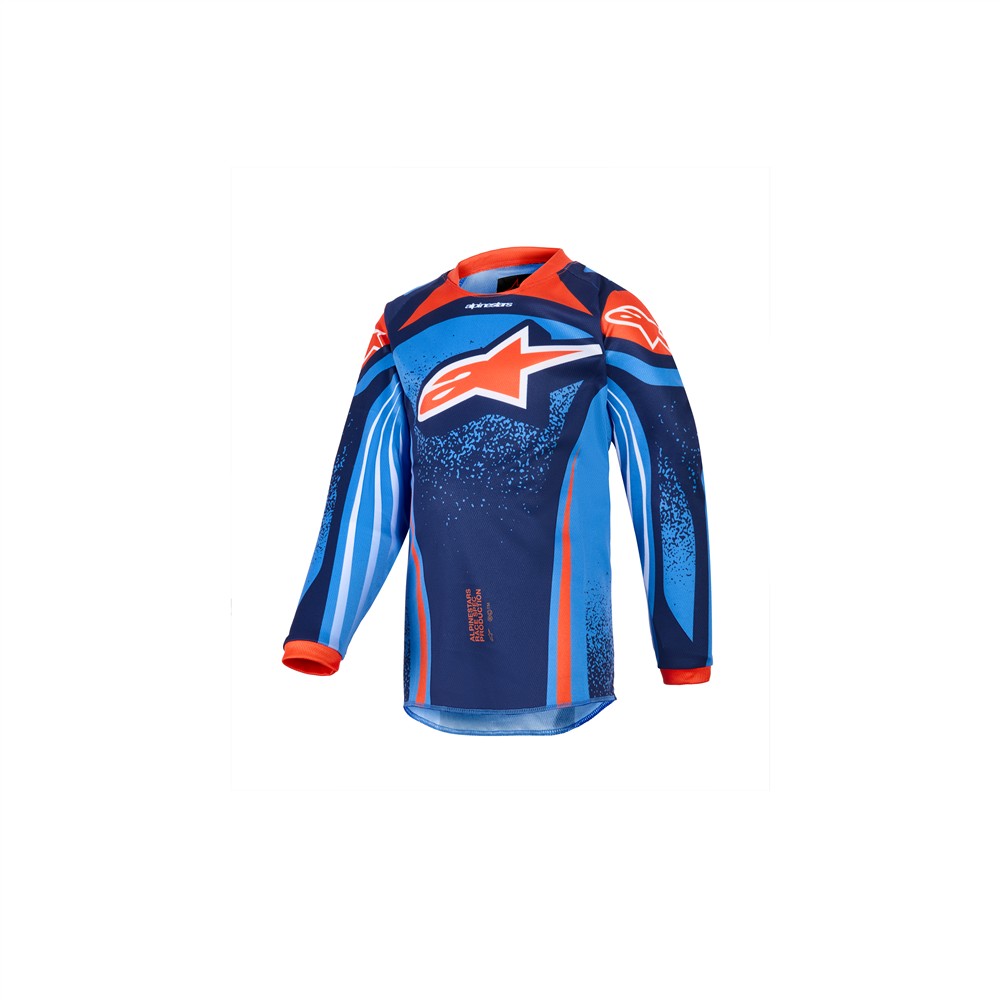 Kids Racer Nomur Jersey Dark Navy/Orange/UCLA Blue
