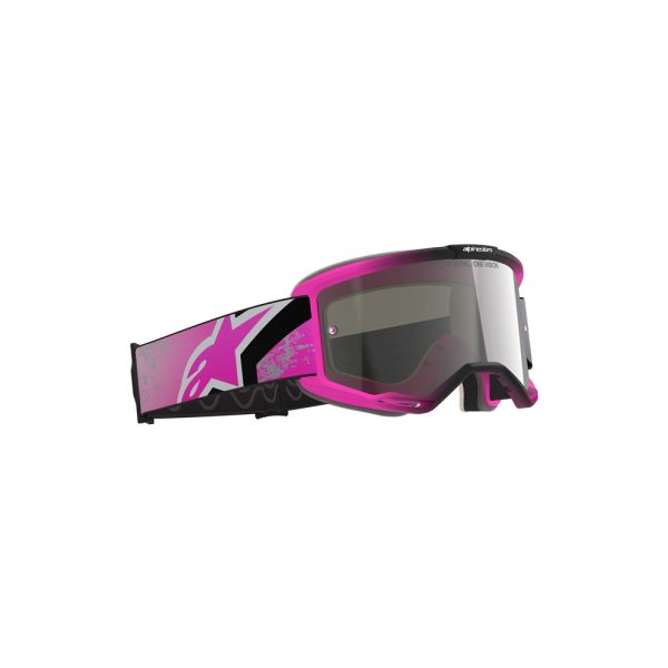 Vision 5 Lahnd Goggle Iron/Pink Fluoro - Mirror Silver Lens