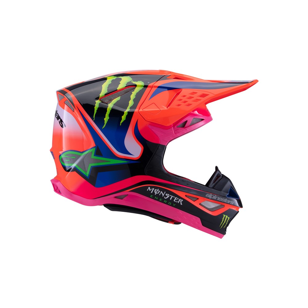 Supertech S-M10 Deegan Orange Fluoro/Purple/Pink Fluoro Gloss
