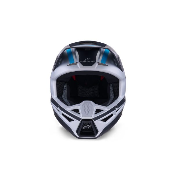 S-M3 Heat Helmet Silver/Blue/Black Matte
