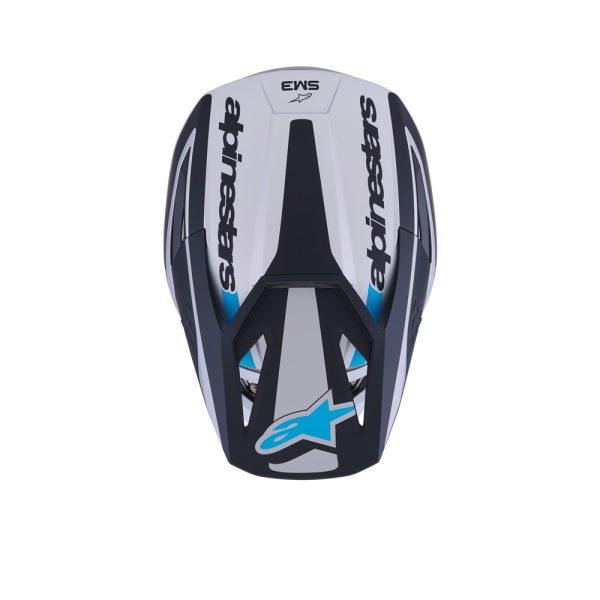 S-M3 Heat Helmet Silver/Blue/Black Matte