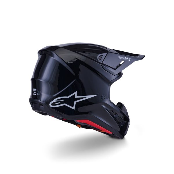 S-M7 Helmet Solid Gloss Black
