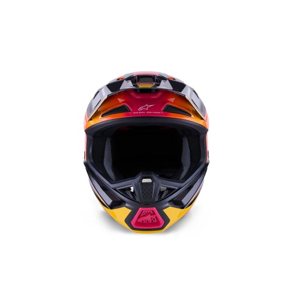 S-M7 Rise Helmet Black/Yellow Fluoro/Pink Gloss