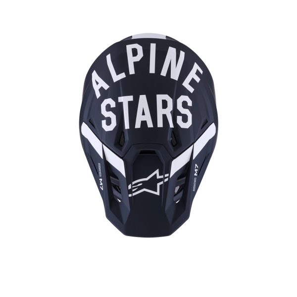 S-M7 Dasher Helmet Black/White Matte