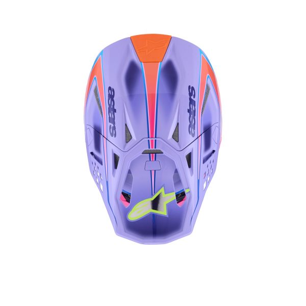 Supertech S-M10 Helmet Jett Lawrence Purple/Pink Fluoro/Yellow Fluoro Gloss