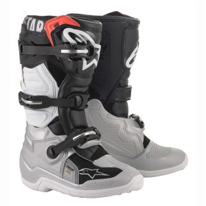 Tech-7S MX Boots Black/Silver/White/Gold