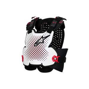 A-4 Plasma Chest Protector Black/Red/White
