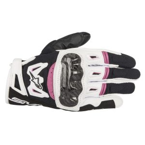 Stella SMX-2 Air Carbon Gloves Black/White/Fuchsia
