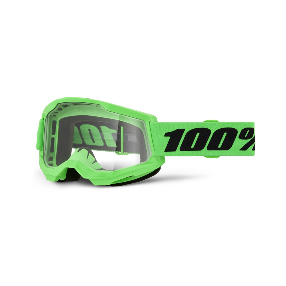 Strata 2 Goggle Neon Green - Clear Lens