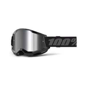 Strata 2 Youth Goggle Black - Silver Mirror Lens