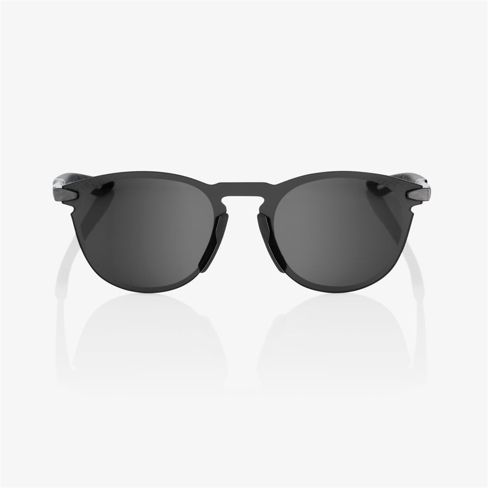 Legere Round Polished Black - Smoke Lens