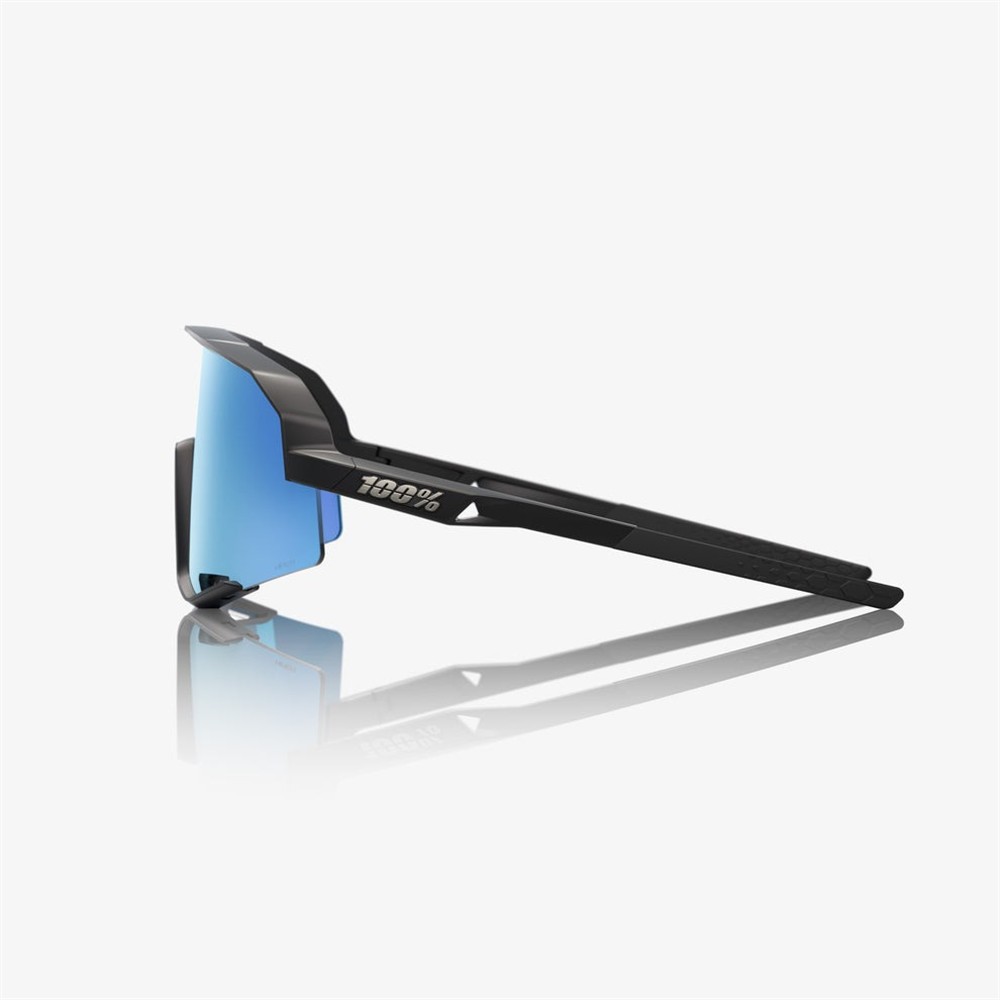 Slendale Matte Black - HiPER Blue Mirror Lens