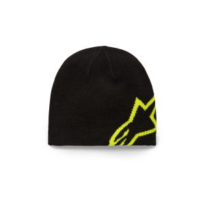 Corp Shift Beanie Black/Hi Viz Yellow - One Size