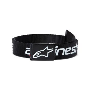 Linear Web Belt Black/White - One Size