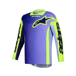 Racer Portl Jersey Purple/Yellow Fluoro
