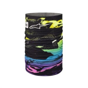 Buff Ignite Neck Tube Black/Pink Fluoro/Yellow Fluoro - One Size