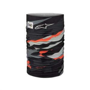 Buff Mogress Neck Tube Black Camo/Red Fluoro - One Size