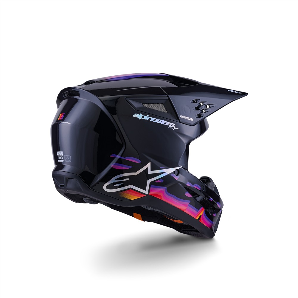 S-M3 Force Helmet Black Gloss