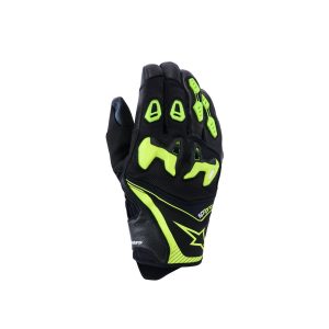 SP-R Pro Gloves Black/Yellow Fluoro