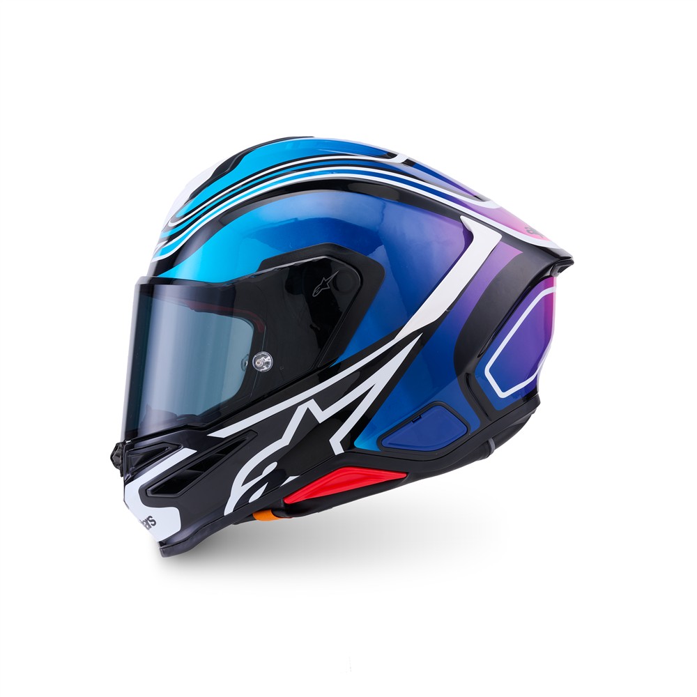 Supertech R7 Helmet Zeal Black/Blue/Pink Fluoro/White Gloss