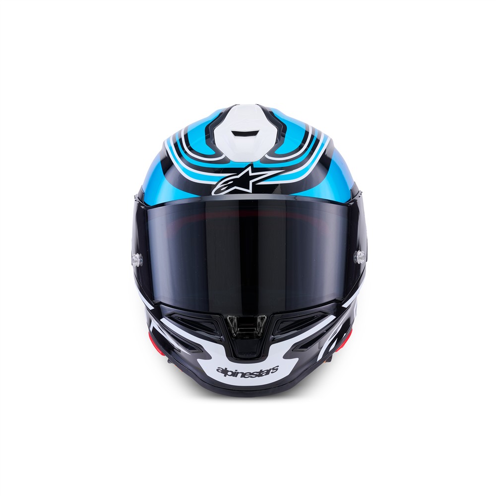 Supertech R7 Helmet Zeal Black/Blue/Pink Fluoro/White Gloss
