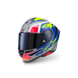 Supertech R7 Helmet Lumen Silver/Blue/Pink/Yellow Fluoro