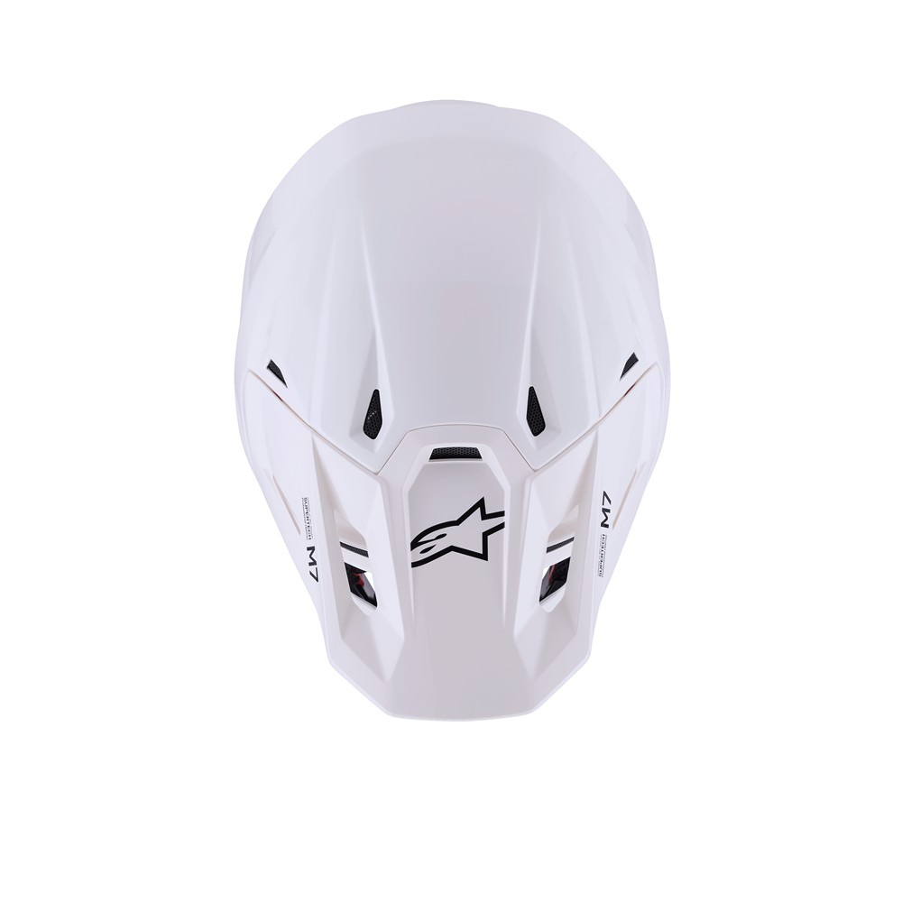 S-M7 Helmet Solid Gloss White