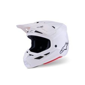 S-M7 Helmet Solid Gloss White