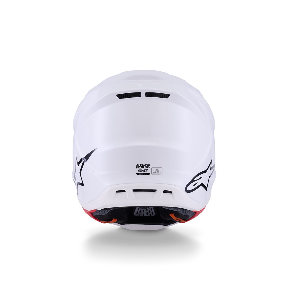 S-M7 Helmet Solid Gloss White